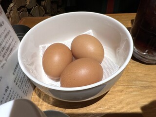 Tsukesoba Okuni - 卓上生卵