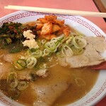 金龍ラーメン - チャーシューメン1100円に無料トッピング