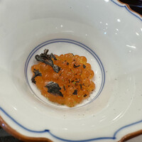 天ぷら 車 - 自家製いくらの醤油漬け