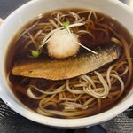 Teuchi Soba Fukushou - にしんそば　アップ