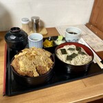 四條庵 - カツ丼セット（1,610円）