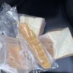 小さなパン小屋 一休 - 食パン3斤とミルキーフランス