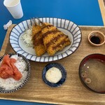海鮮丼・天ぷら 博多喜水丸 - アジフライ定食790円