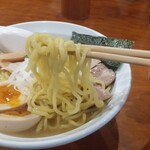 ラーメン サンガ - サンガ式醤油豚骨の太麺