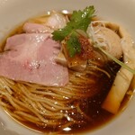 麦と麺助 - 味玉醤油蔵出しそば♪