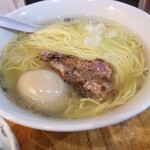 塩そば専門店 桑ばら - マグロの頬肉丼と塩かけそば定食