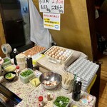 須崎食料品店 - トッピングコーナー。