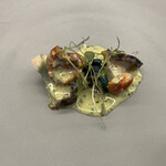 エピセ - 乾燥トマトとアワビのクリームソース和え