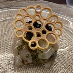 エピセ - 甘海老のキャビア乗せ