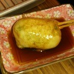 はなまる串カツ製作所 - 生麩黒みつがけ