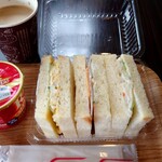 桑名シティホテル - ドミニクドゥーセのサンドイッチ