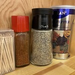 初志 麺屋 居間人 - 卓上アイテム