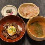 NOMI RESTAURANT - 鹿ネックの時雨煮丼