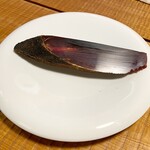 NOMI RESTAURANT - 削った後の鰹節は表面が鏡のよう！