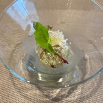 Restaurant COZY - 西洋栗とオータムトリュフのパンナコッタ