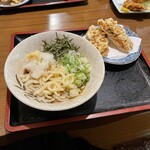 西尾製麺所 - おろしかき揚げうどん（冷）750円