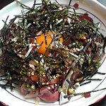 お食事処たかせ - 季節限定 秋刀魚のユッケ風７００円 激ウマ！！