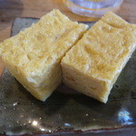 鮨 笹元 - 玉子焼きをいただく