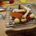 懐石料理 桝田 - 松茸とからすみ