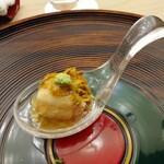 懐石料理 桝田 - 毛ガニと雲丹