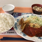 千葉工業大学　学食 津田沼校舎 - 工大ランチ350、大盛り@400