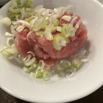 むさし - お通しのネギトロ新鮮でめちゃくちゃ美味かった