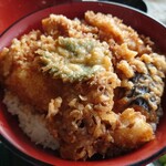 Gorudo Tochigi Purejidento Kantori Kurabu Resutoran - 魚天丼 アップ