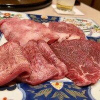 西麻布けんしろう - 黒毛和牛の塩焼物4種（タンシタ・熟成タン・ささみバラ・マルカワ)