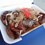 トッピングは、マヨネーズと鰹節と紅しょうが