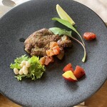 リストランテ ピノキオ - 秩父産鹿肉の香草パン粉カツレツ