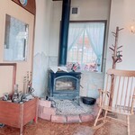 リストランテ ピノキオ - 暖炉がありました