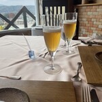 リストランテ ピノキオ - 車なので、ノンアルコールで乾杯！