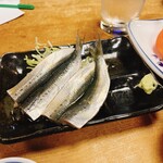Ichigetsuya - しめ鯖が売り切れでイワシ酢に。