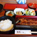 Unagi No Nakamura - 蒲焼定食(特上) 肝すい、うざく付 ランクは鰻のサイズ