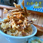 Kyoudo Ryouri Nabekyuu - わかさぎ天丼 ￥860