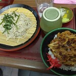 文殊 - ザルそば＆天丼