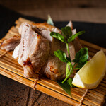 Iwami pork grilled with salted malt