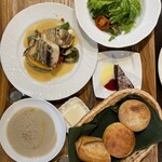 ビストロ・ドゥース - ランチワンプレート1800円