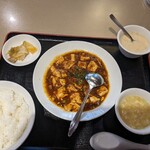 Chikyuu Hanten - 麻婆豆富定食（ランチ）