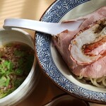 地鶏と伊勢海老 中華そば 頑 - 伊勢海老つけめん