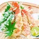 Crab claw Tempura 890 yen (excluding tax)