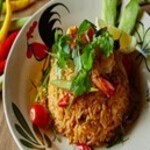 Tom Yum Fried Rice with Shrimp and Thai Herbs