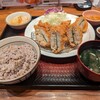 Ootoya - れんこんと鶏ひき肉の大葉はさみ揚げ定食