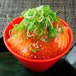 Kobore亲子丼（鮭魚和鮭魚子）