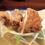 仙臺牛たん貴 - テールスープ　テール肉リフト