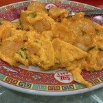 西湖園 - 海老卵炒めハーフ