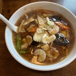 とろり庵 - あんかけラーメン上部から