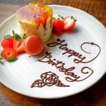 Brulee custard cake [Reservation required! Anniversary★Birthday...】