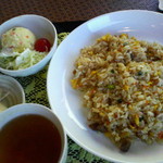 チャーハン 単品450円・セット600円 2013.11.