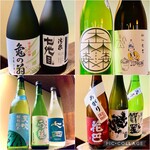 ◇寒梅だけに非ず、銘酒も各地より勢揃い(1合より)